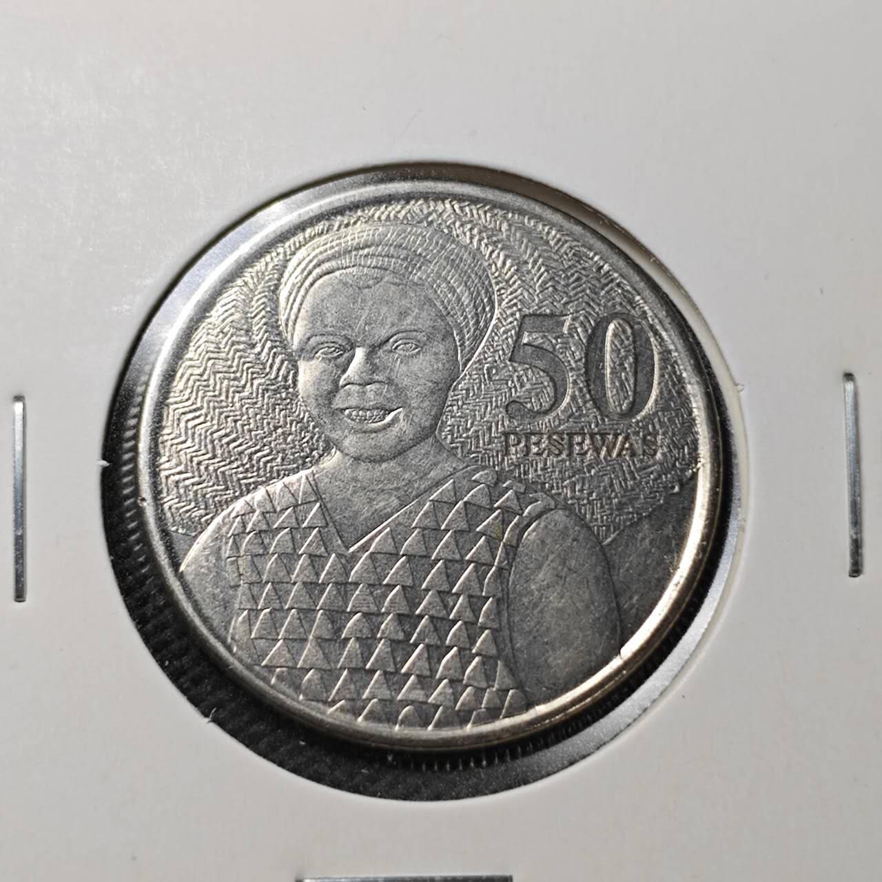 KK钱币收藏小铺  第362场  2月预留时间 周末发货 2020加纳50比塞塔 