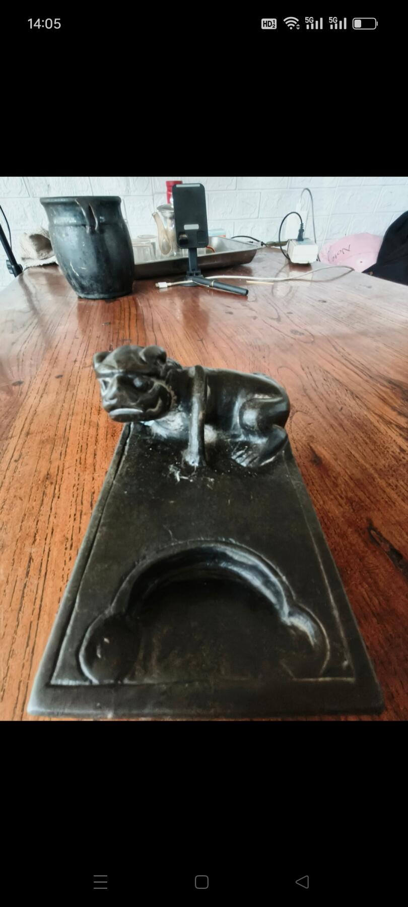 墨石纯争工雕刻老研台，致书房，画室，办公室陈设