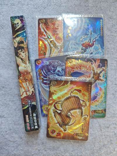 【随心含颖卡拍50期】卡游/集卡社/卡卡沃 抽卡机专场拍卖【无佣金】 - 卡游 绝版中性笔一只➕绝版ar卡一套 原封