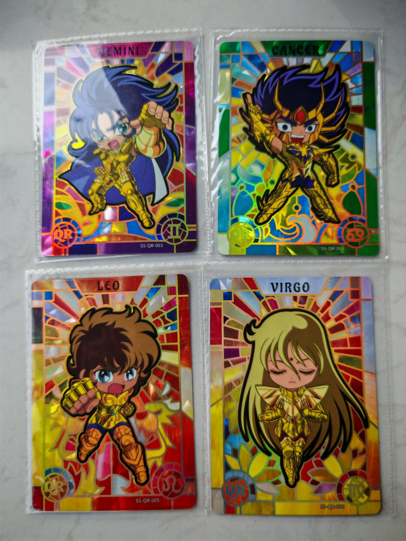 小怪兽卡牌第四十七期 （收拍品  不寄存 消费就送随机裸卡） 圣斗士星矢4张