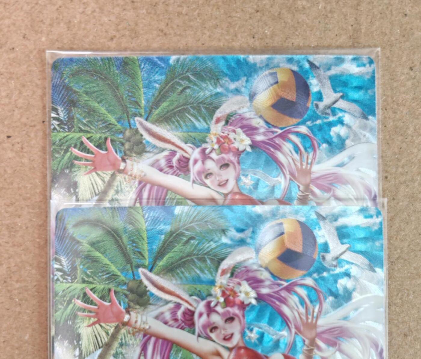 趣卡卡拍No.18期（无佣金免手续费，分享成交有奖） 【粗闪】卡玩帕克 卯兔姬 夏兔 粗闪2张