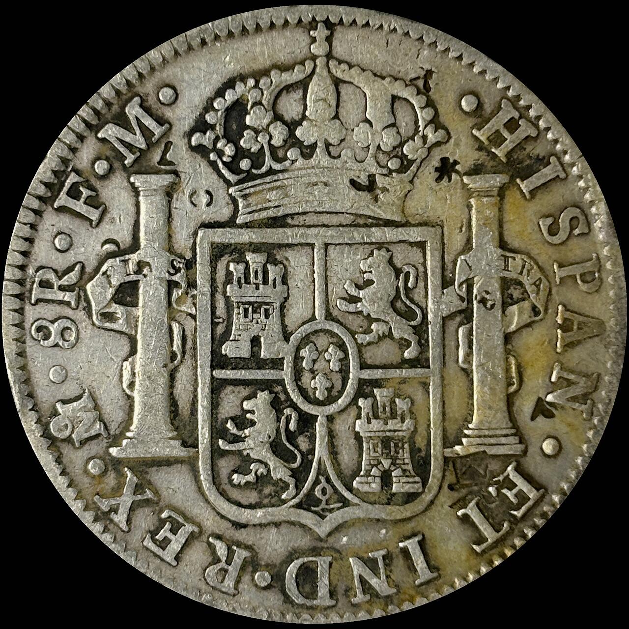 【雨安】【世界币章112-113期】周五/周六 两场连拍 2025-10-31 周五 19:30 保真 8秒倒数自动落锤 高效拍卖  [裸币各国] Spanish Mexico 西属墨西哥 卡洛斯四世 8里亚尔 双柱 1799年