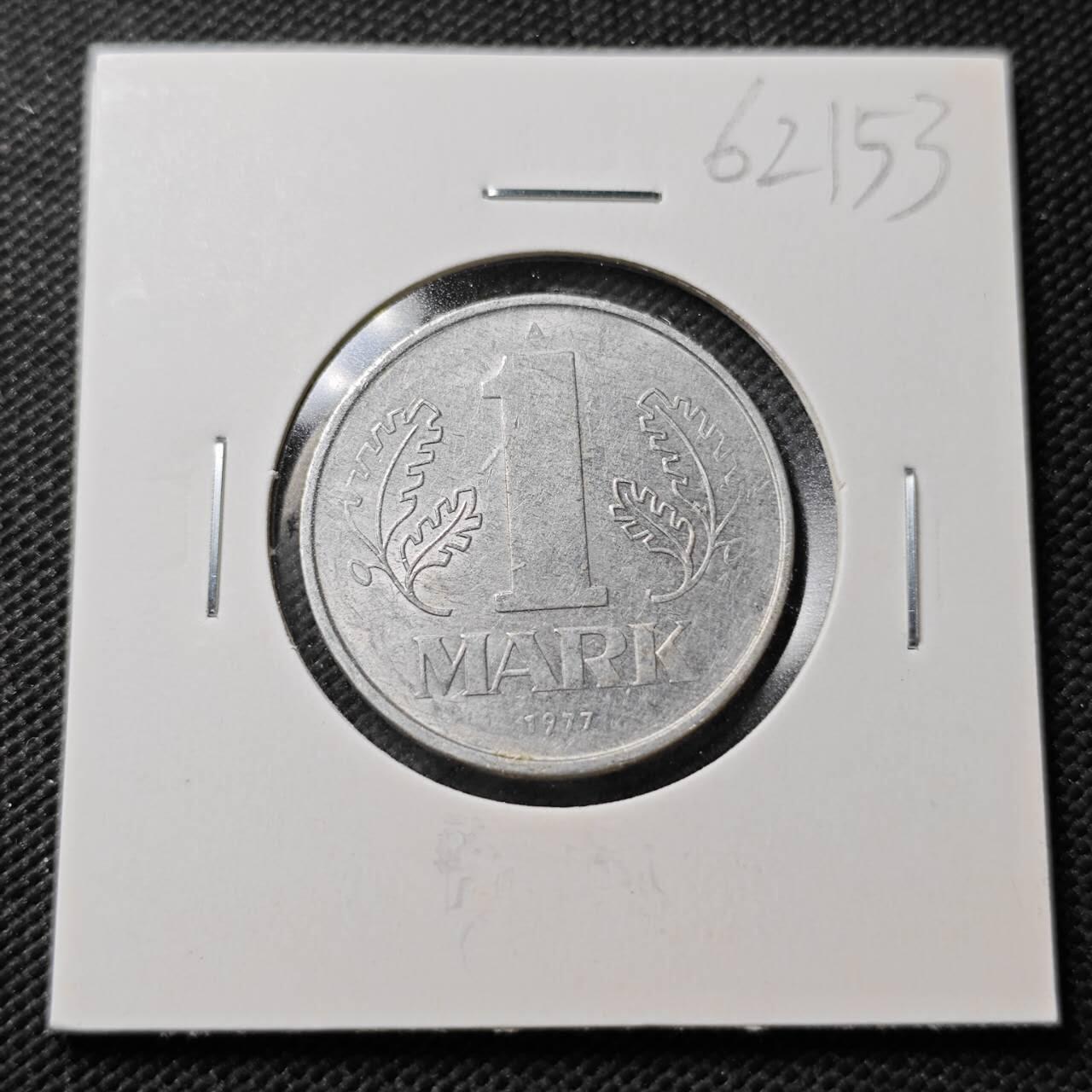 KK钱币收藏小铺  第362场  2月预留时间 周末发货  1977东德1马克