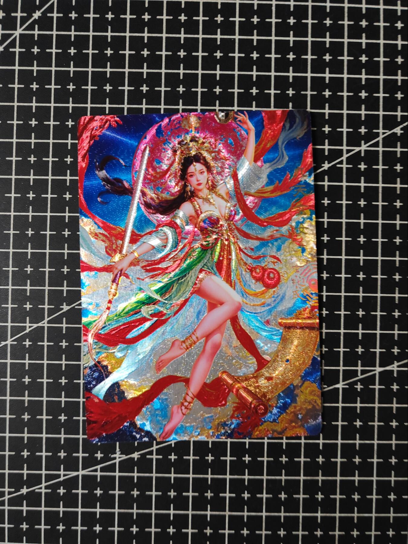 铃鹿第九期（提示一：自制卡难免瑕疵，可能存在撞角爆边等出厂瑕疵，介意慎拍；提示二：参拍请慎重，跑单押金不退的）） 冷烫九天玄女