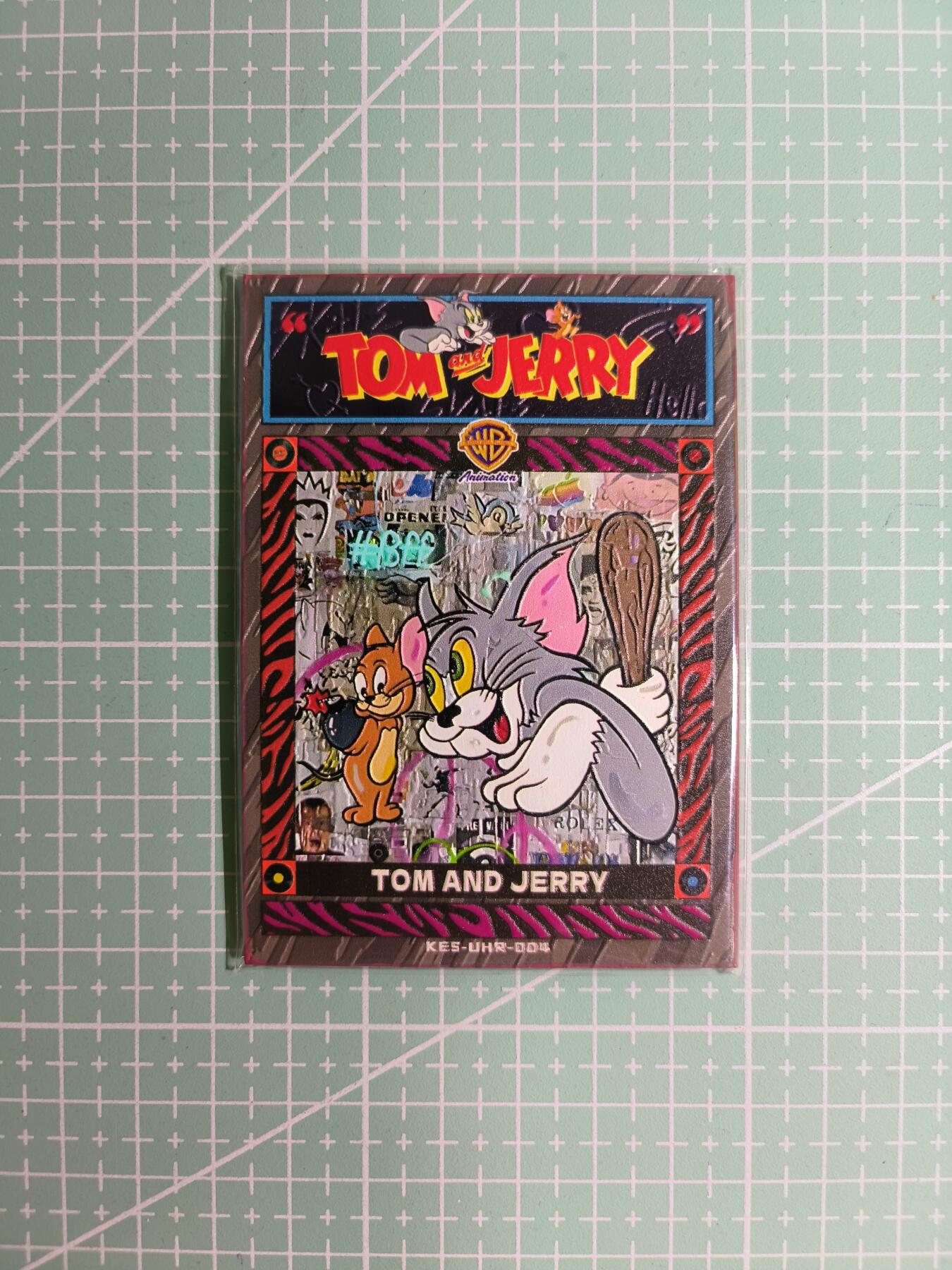 C先生卡牌 第15期 元集纪·刷子签·罐儿签·毒瘤签(持续收拍品中...) 【限编油画卡】卡尔森 53/77编《猫和老鼠》KES-UHR-004