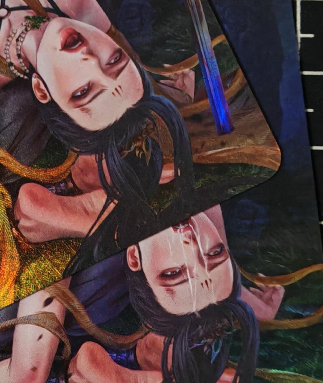 铃鹿第九期（提示一：自制卡难免瑕疵，可能存在撞角爆边等出厂瑕疵，介意慎拍；提示二：参拍请慎重，跑单押金不退的）） 柳钢蛋折彩艺术对卡