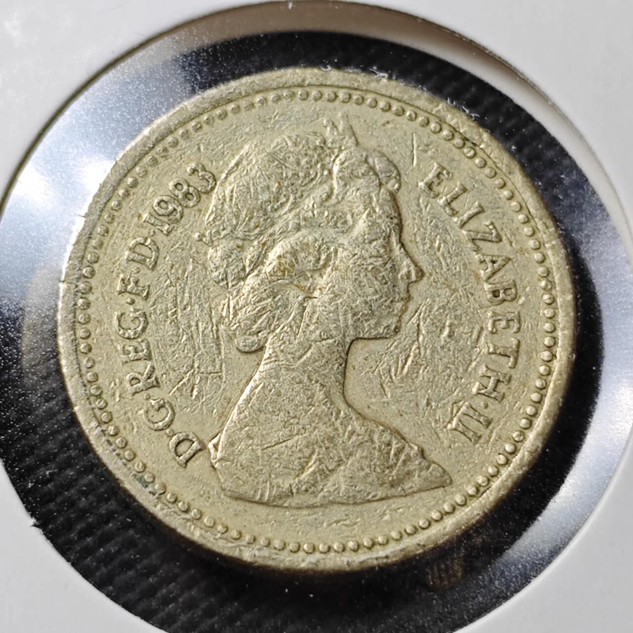 KK钱币收藏小铺  第362场  2月预留时间 周末发货  英国1镑