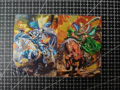 铃鹿第九期（提示一：自制卡难免瑕疵，可能存在撞角爆边等出厂瑕疵，介意慎拍；提示二：参拍请慎重，跑单押金不退的）） - 奇点五虎粗闪马超关羽