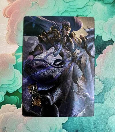 龙虎卡牌第六一场 （无佣金，单场满200元包邮，欢迎送拍） - 粗闪 白花三国 张辽