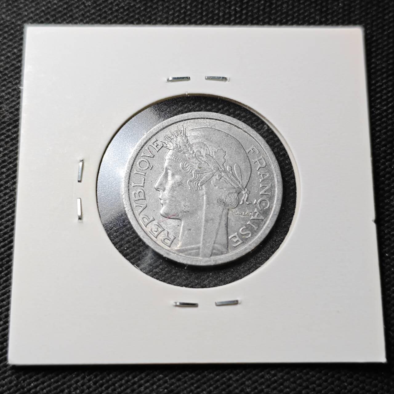 KK钱币收藏小铺  第361场  2月预留时间 周末发货  1959法国1法郎