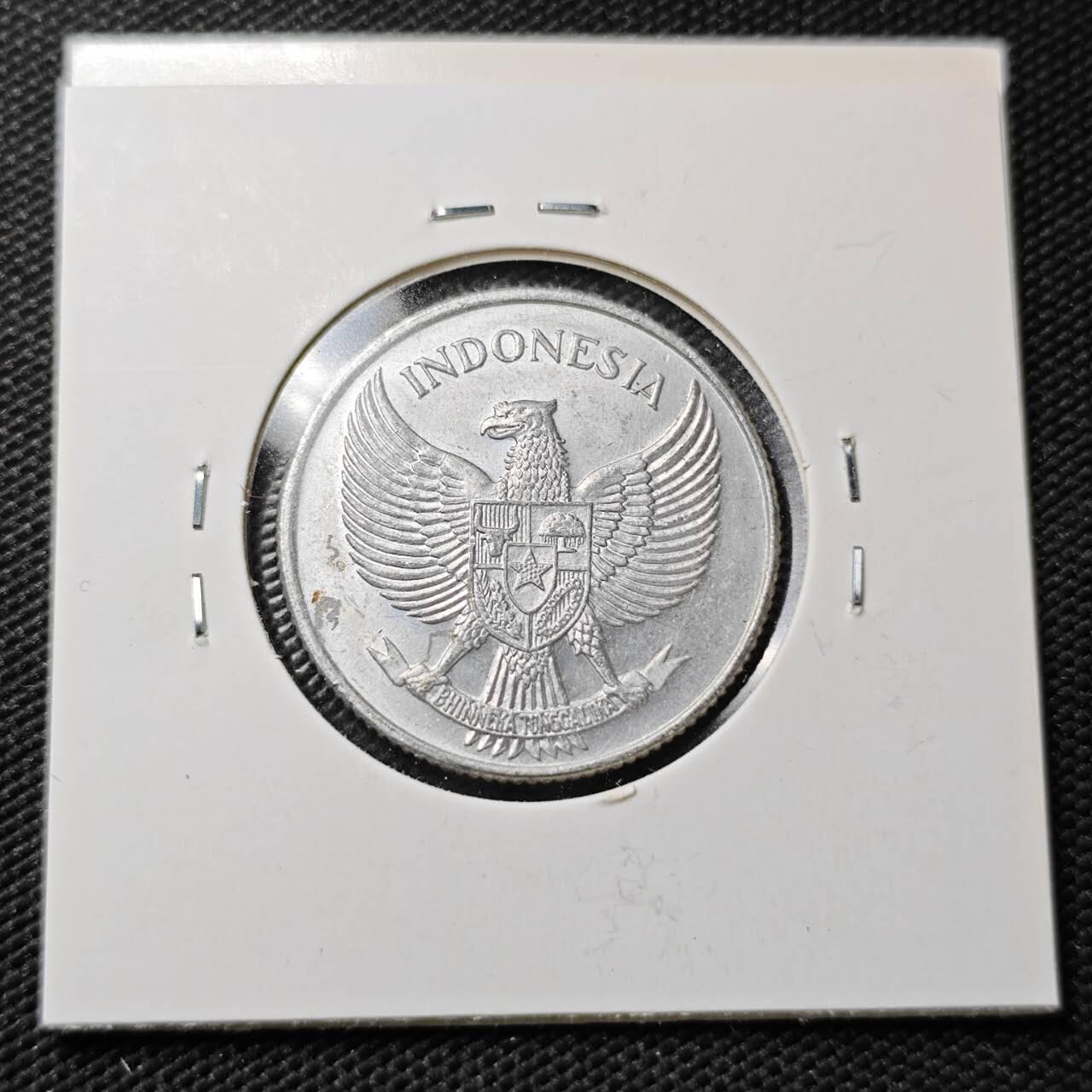 KK钱币收藏小铺  第362场  2月预留时间 周末发货  1955印度尼西亚25仙