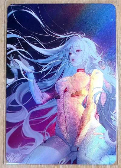 龙虎卡牌第六一场 （无佣金，单场满200元包邮，欢迎送拍） - 折光彩闪 EVA卡牌 绫波丽