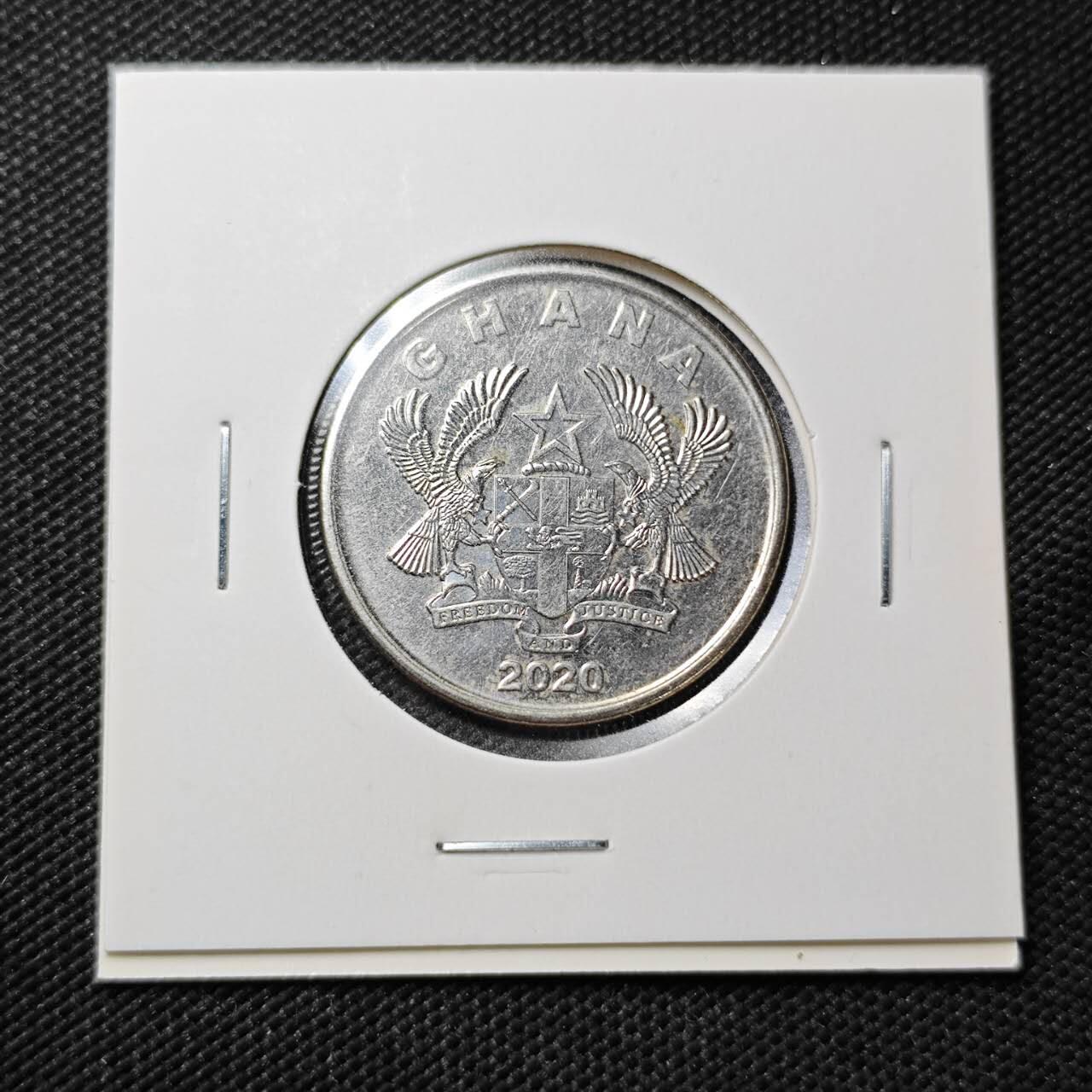 KK钱币收藏小铺  第362场  2月预留时间 周末发货  加纳50分