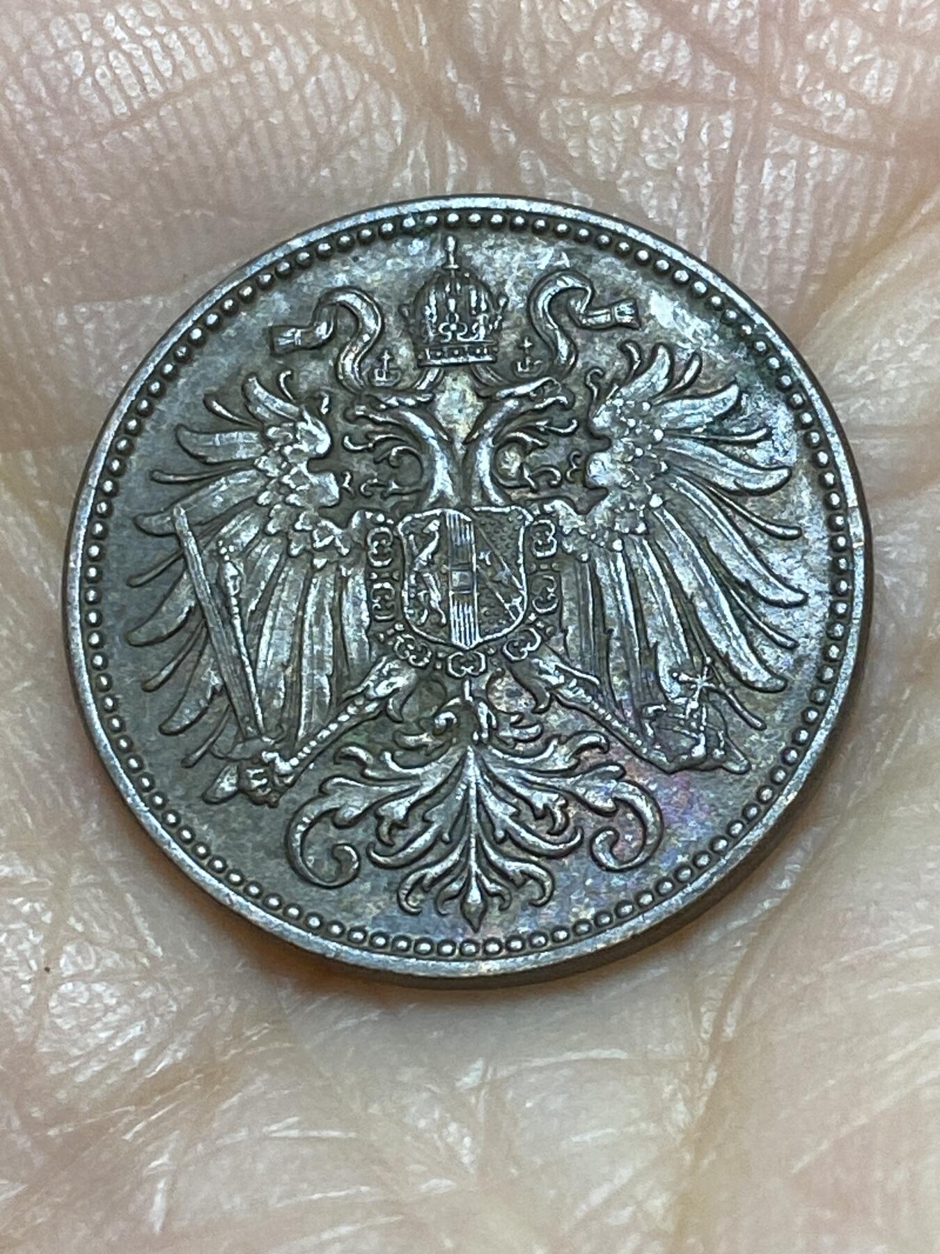 2025年第一百二十场(总第一百四十六场）外国好品散币(免佣金) 细节好品–奥地利1906年2赫勒(奥匈帝国弗朗茨·约瑟夫一世时期)