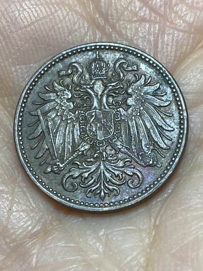 2025年第一百二十场(总第一百四十六场）外国好品散币(免佣金) - 细节好品–奥地利1906年2赫勒(奥匈帝国弗朗茨·约瑟夫一世时期)