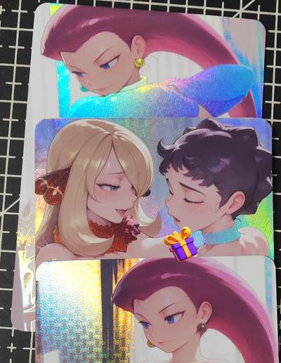 铃鹿第九期（提示一：自制卡难免瑕疵，可能存在撞角爆边等出厂瑕疵，介意慎拍；提示二：参拍请慎重，跑单押金不退的）） - 宝可梦艺术3张小套卡