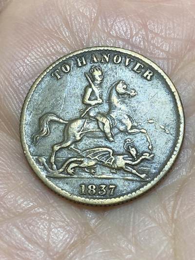 2025年第一百二十场(总第一百四十六场）外国好品散币(免佣金) - 英国🇬🇧1837年铜章牌