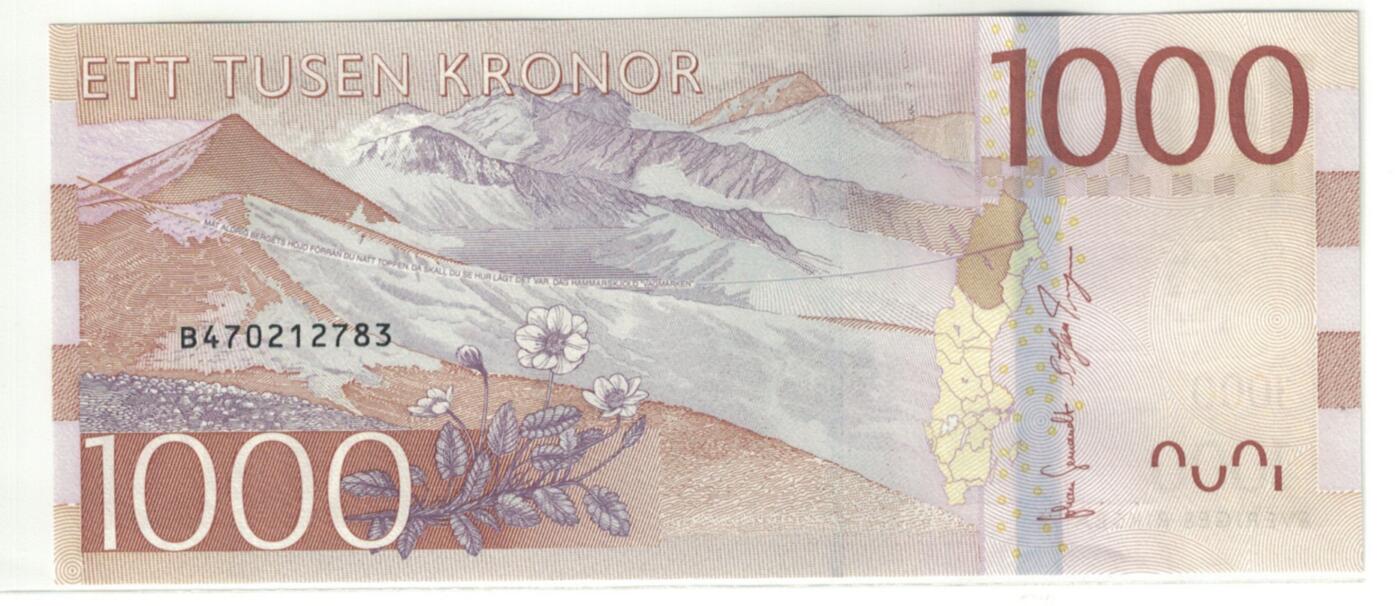 《艾美收藏》第218期-11.2周日外币荟萃 瑞典2015年1000克朗最高值UNC尾83 名誉品秘书长