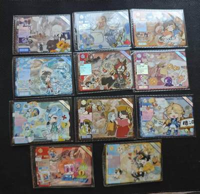 龙虎卡牌第六一场 （无佣金，单场满200元包邮，欢迎送拍） - 【卡机原膜】11张 卡游白荆回廊 qtr