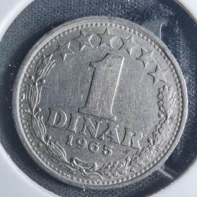 沼泽如烟--第885场 - 南斯拉夫1965年1第纳尔