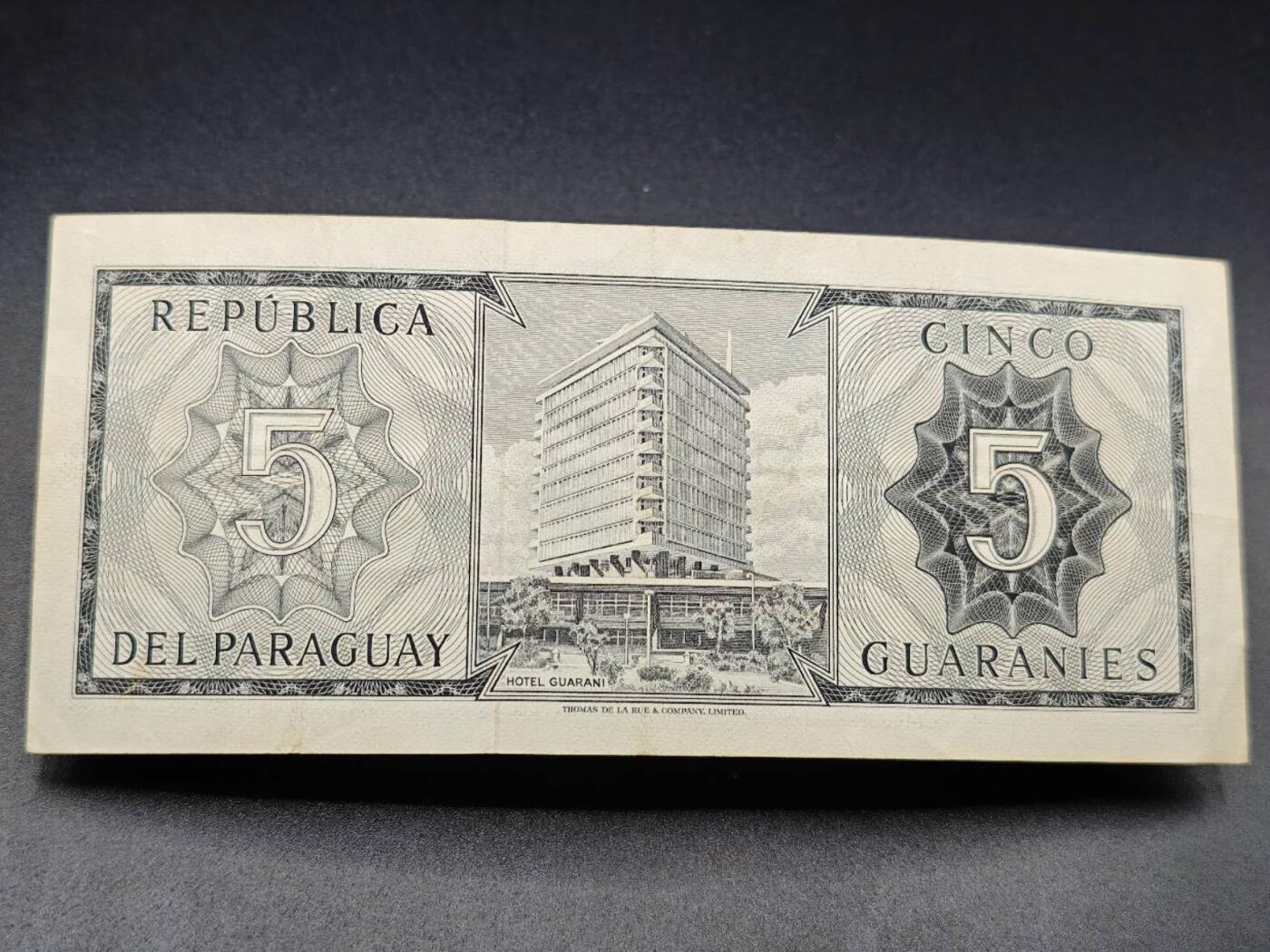 【淘币小摊】实时拍第七百八十二拍   无佣金纸币福利场   满百包邮可预留二周 每周一统一发货   巴拉圭5瓜拉尼