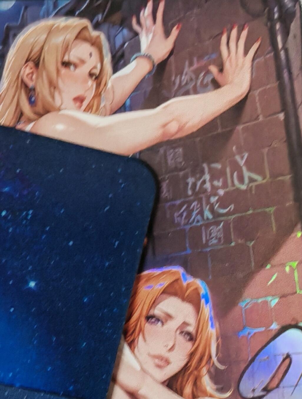 铃鹿第九期（提示一：自制卡难免瑕疵，可能存在撞角爆边等出厂瑕疵，介意慎拍；提示二：参拍请慎重，跑单押金不退的）） 纲手乱菊艺术卡