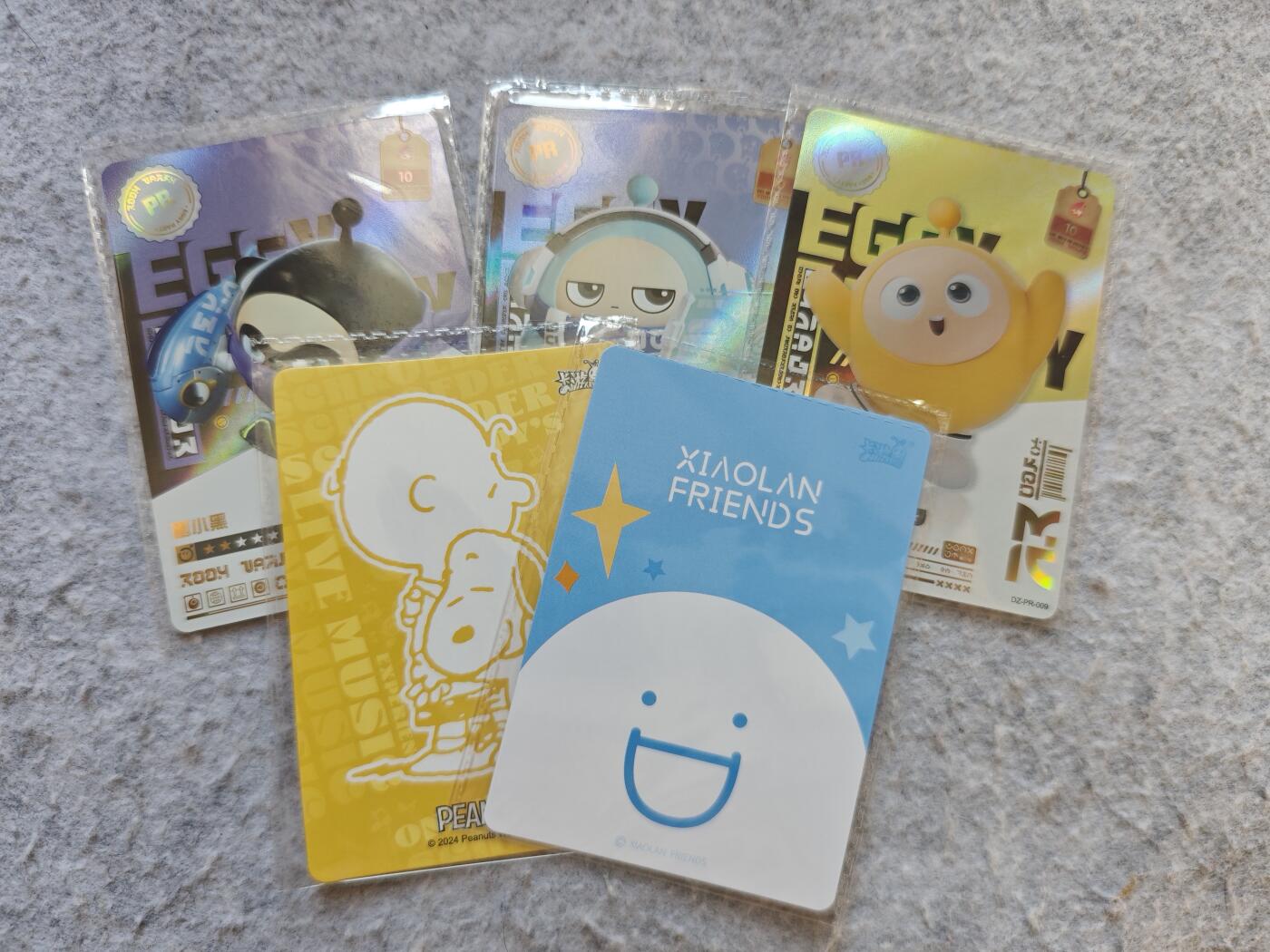 【随心含颖卡拍50期】卡游/集卡社/卡卡沃 抽卡机专场拍卖【无佣金】 卡游 绝版pr卡5张