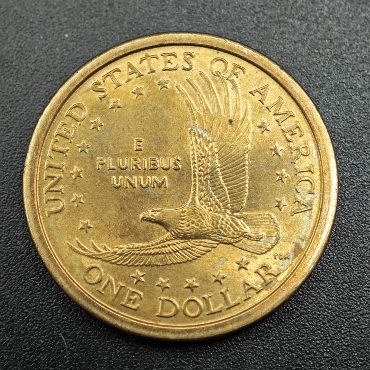 【淘币小摊】实时拍第七百八十一拍   散币场   满百包邮可预留二周 每周一统一发货   美国2000年萨卡加维亚美元