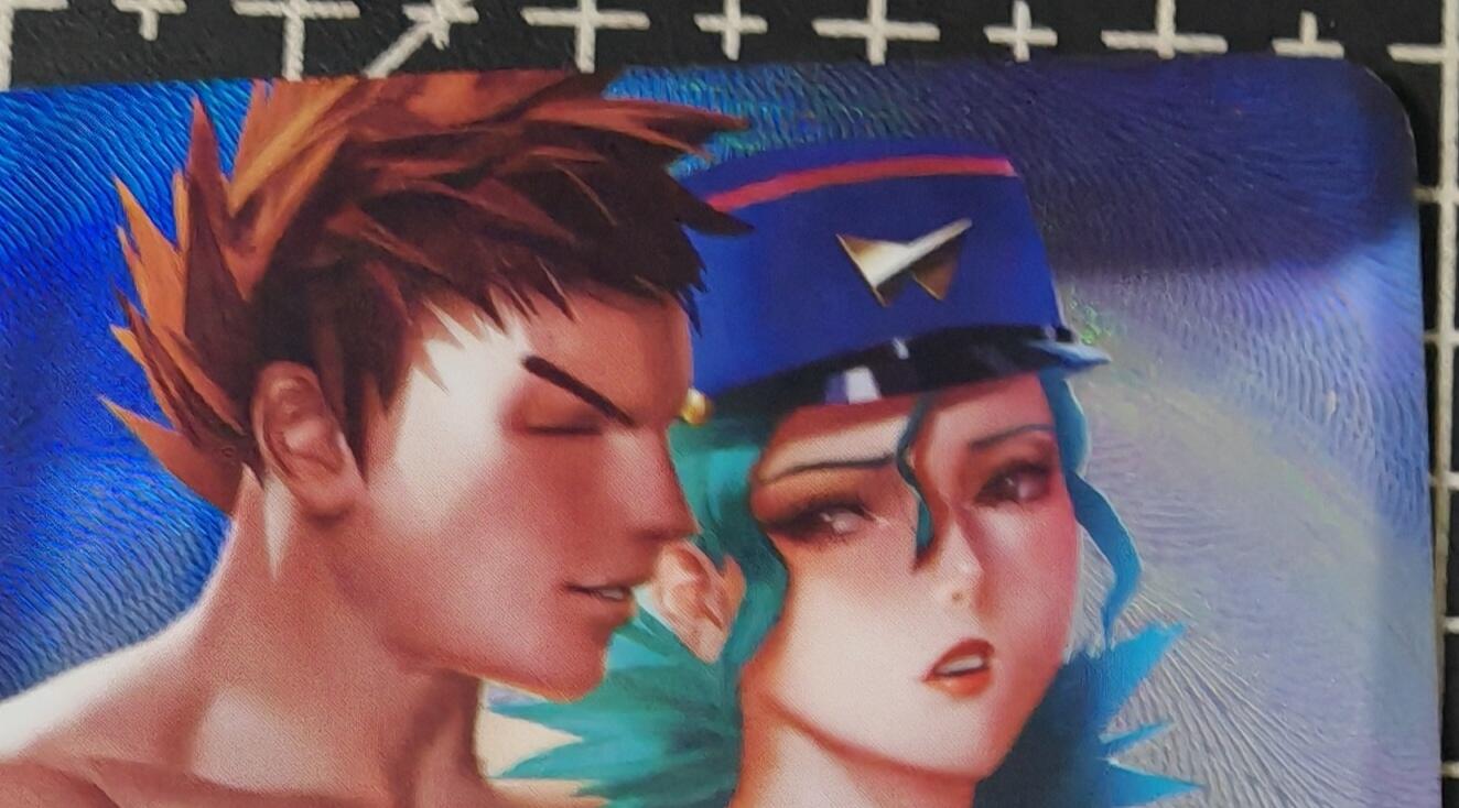 铃鹿第九期（提示一：自制卡难免瑕疵，可能存在撞角爆边等出厂瑕疵，介意慎拍；提示二：参拍请慎重，跑单押金不退的）） 磐涅积分兑换卡小刚君莎