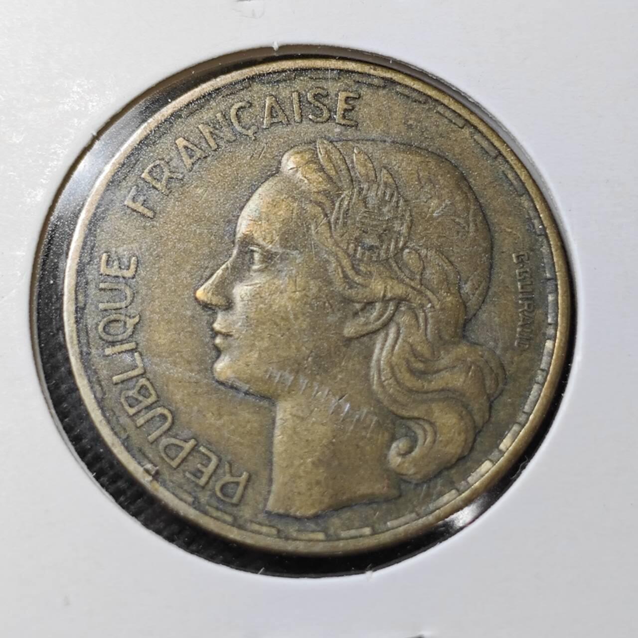 KK钱币收藏小铺  第362场  2月预留时间 周末发货  法国50法郎