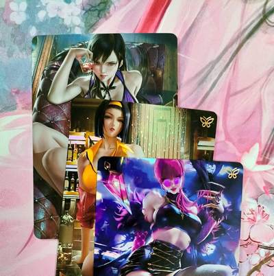 龙虎卡牌第六一场 （无佣金，单场满200元包邮，欢迎送拍） - 彩闪3张 精选ACG