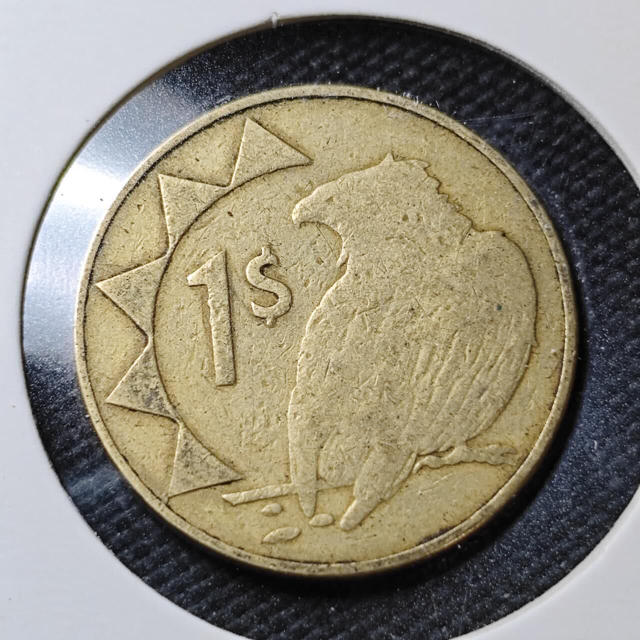 KK钱币收藏小铺  第362场  2月预留时间 周末发货 纳米比亚1元 