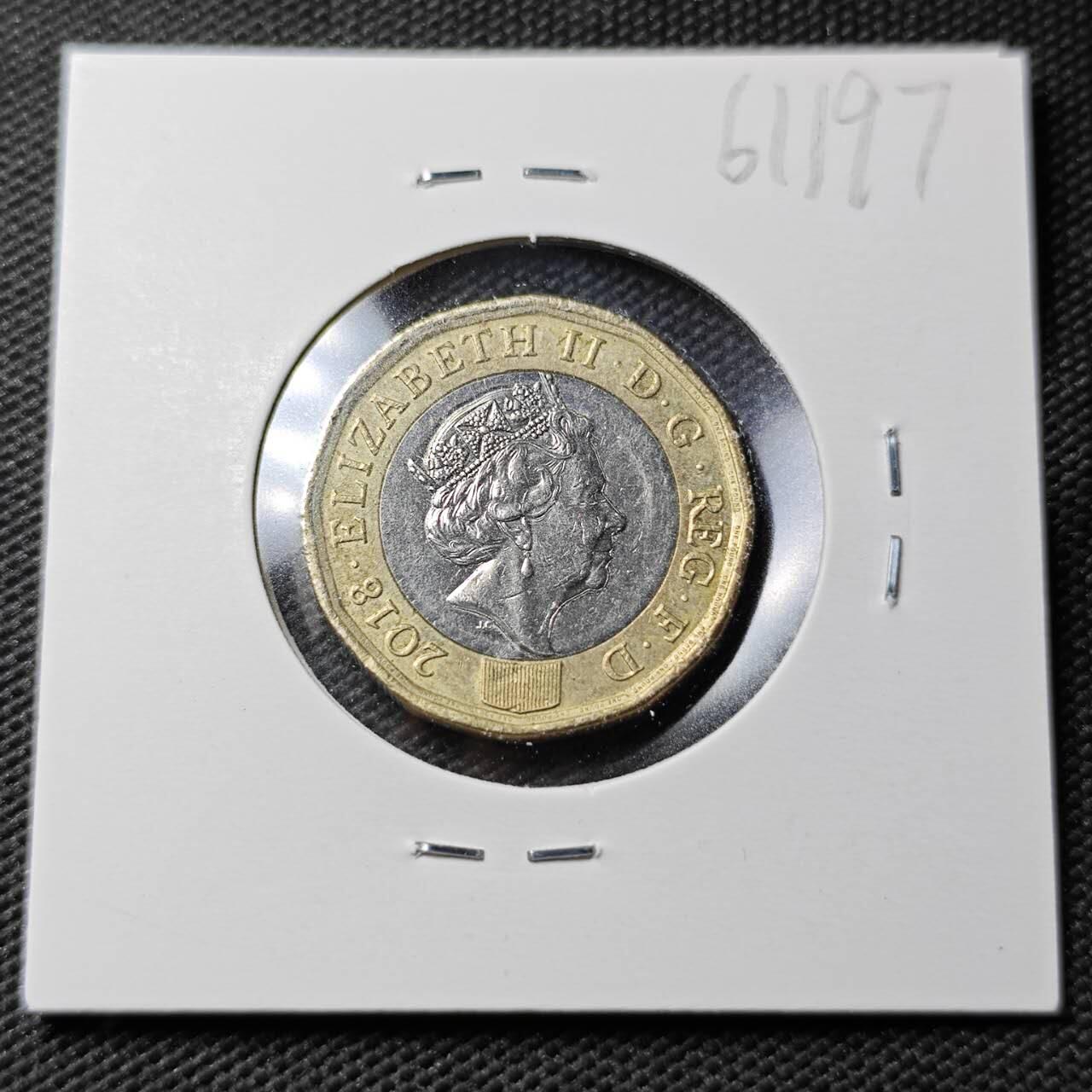 KK钱币收藏小铺  第361场  2月预留时间 周末发货  英国1镑双色币