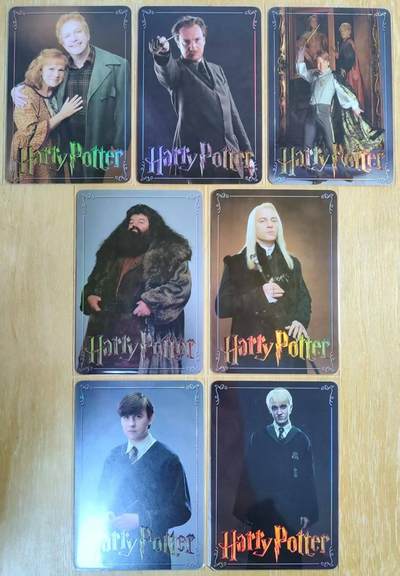 龙虎卡牌第六一场 （无佣金，单场满200元包邮，欢迎送拍） - 卡片8张（彩闪+纱布闪） 玩卡秀卡牌 满赠卡 哈利波特系列