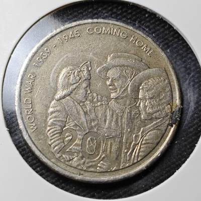 KK钱币收藏小铺  第361场  2月预留时间 周末发货 -  澳大利亚20分纪念币