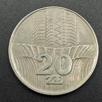 【淘币小摊】实时拍第七百八十一拍   散币场   满百包邮可预留二周 每周一统一发货   - 波兰1976年20兹罗提