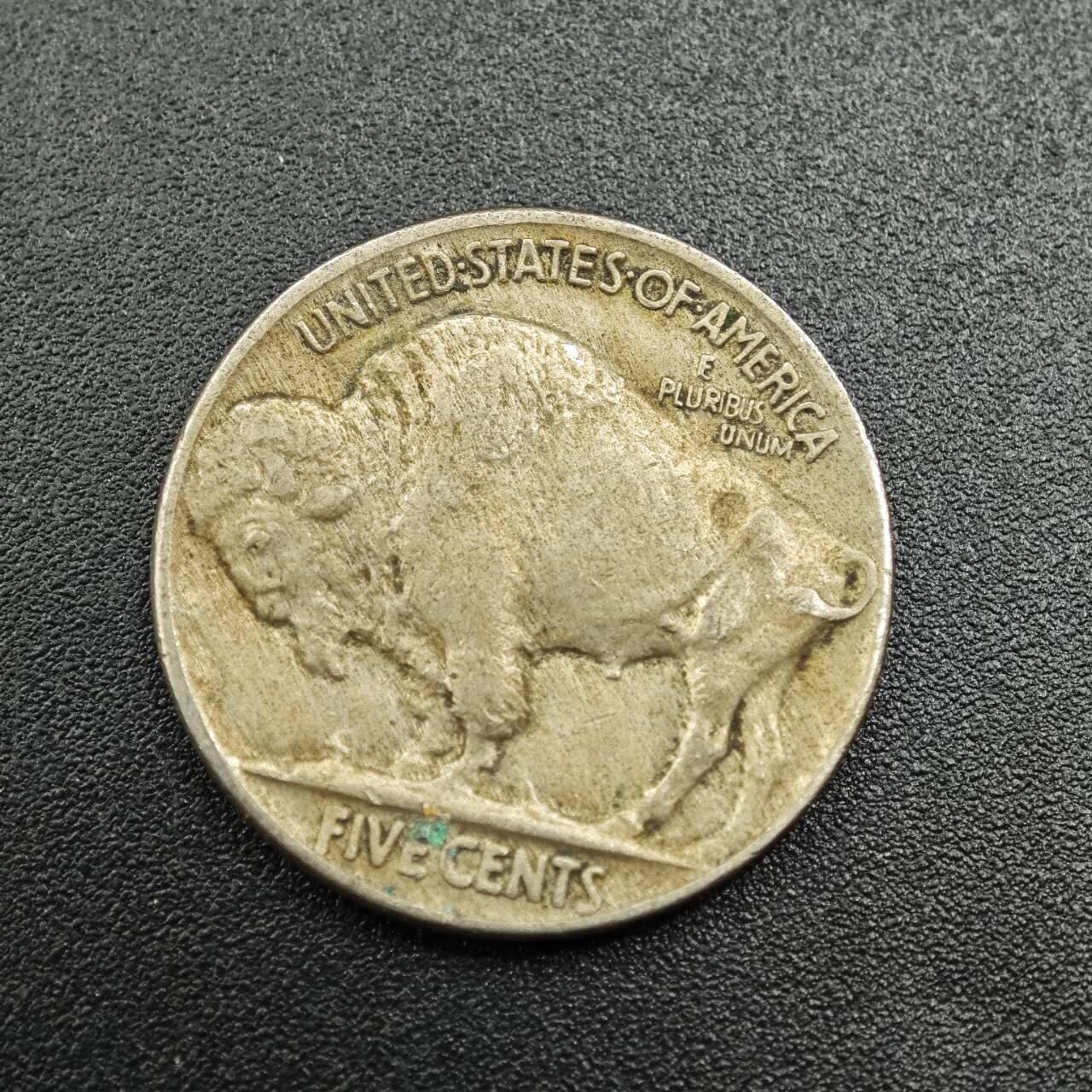 【淘币小摊】实时拍第七百八十一拍   散币场   满百包邮可预留二周 每周一统一发货   美国1936年野牛5分