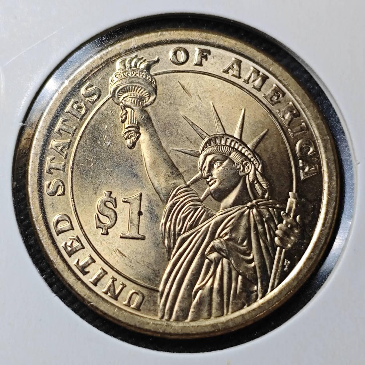 KK钱币收藏小铺  第362场  2月预留时间 周末发货  美国1美元纪念币 好品