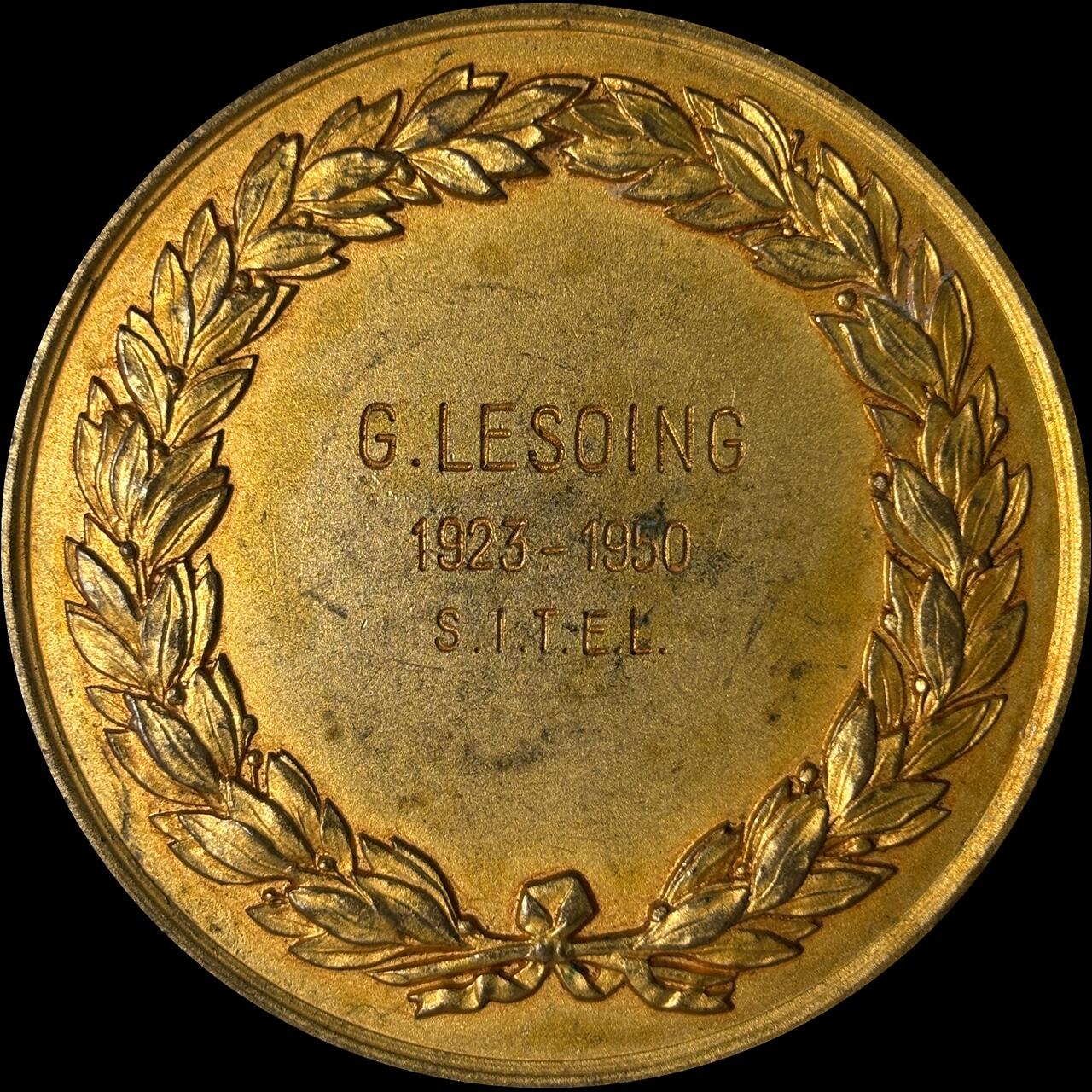 【雨安】【世界币章112-113期】周五/周六 两场连拍 2025-10-31 周五 19:30 保真 8秒倒数自动落锤 高效拍卖  [章] France 章 法国 1868/1950年 埃纳省 工业协会 铜章 91克, 58mm