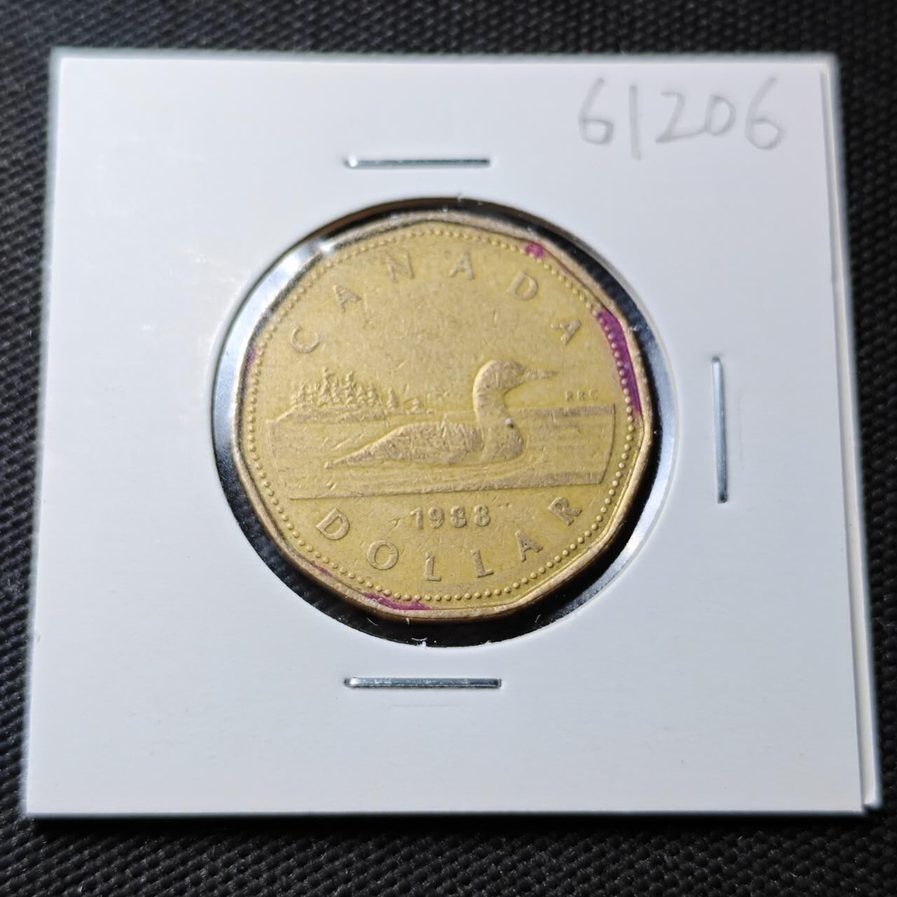 KK钱币收藏小铺  第361场  2月预留时间 周末发货  加拿大1元