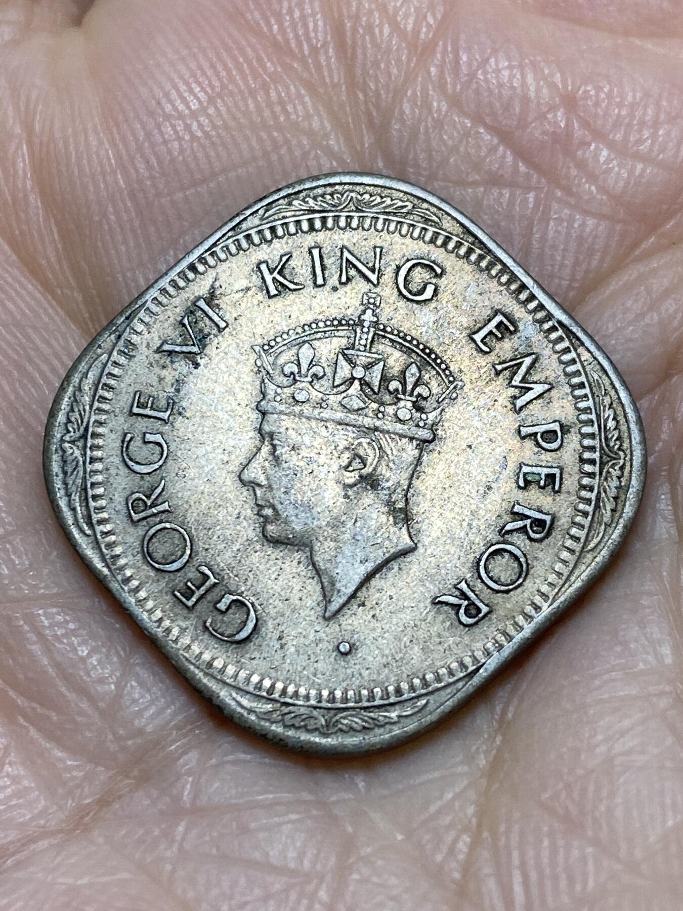 2025年第一百二十场(总第一百四十六场）外国好品散币(免佣金) 英属印度1946年2安娜(乔治六世时期)