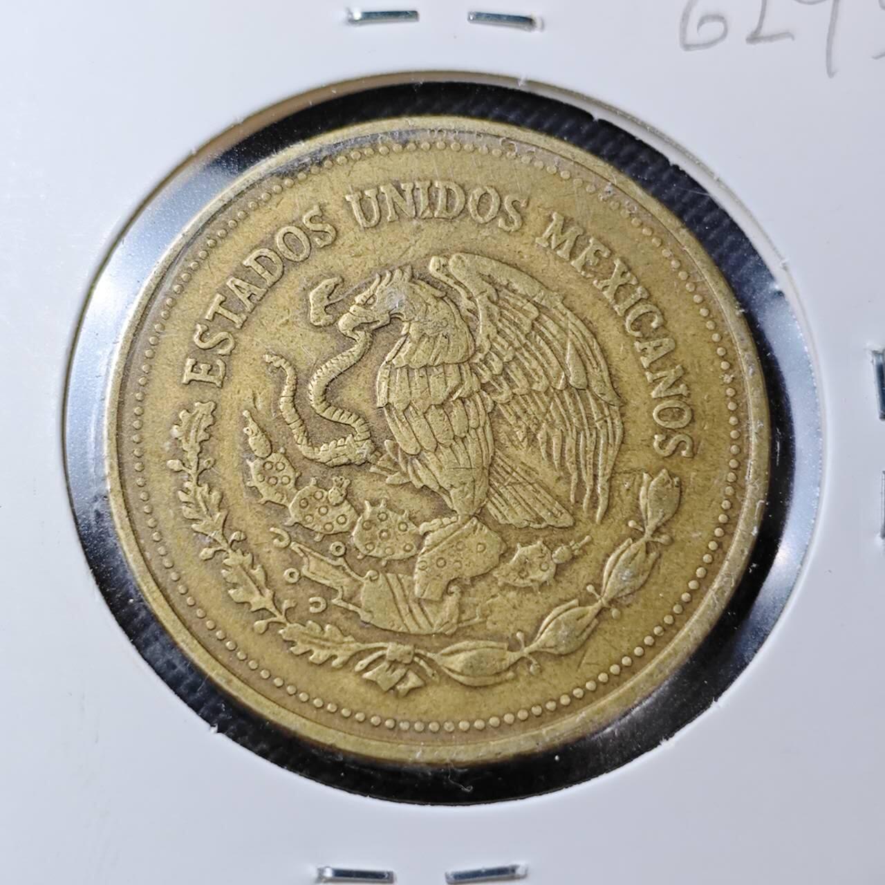 KK钱币收藏小铺  第362场  2月预留时间 周末发货  墨西哥1000比索铜币