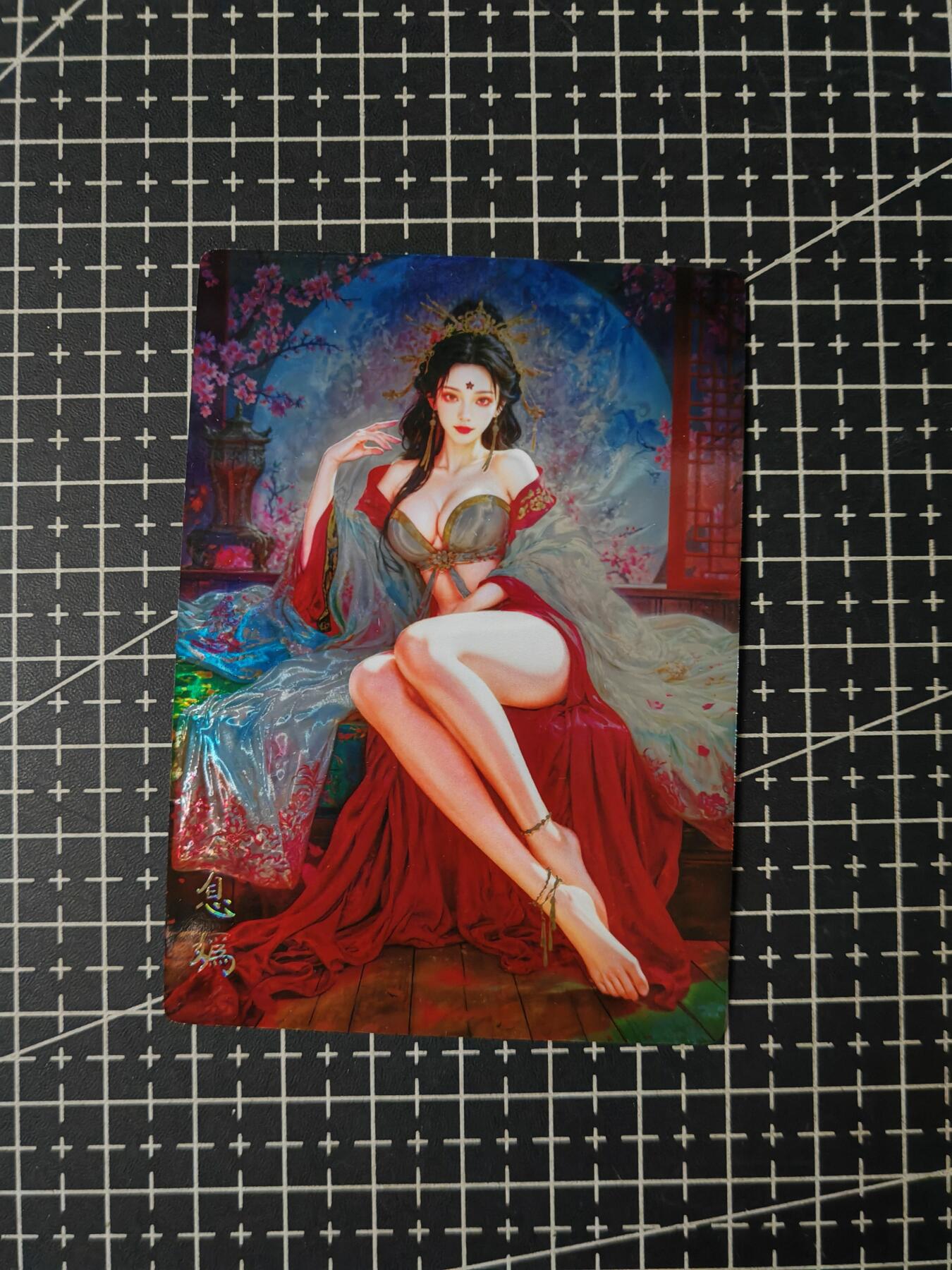 铃鹿第九期（提示一：自制卡难免瑕疵，可能存在撞角爆边等出厂瑕疵，介意慎拍；提示二：参拍请慎重，跑单押金不退的）） 镭光息妫