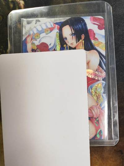 阳大大卡牌拍卖第79期（持续收拍品，周六晚上九点截拍，进群福利早知道） - 【印签】航海王 女帝 波雅•汉库克 限定典藏 彩虹印签 彩闪 带卡夹