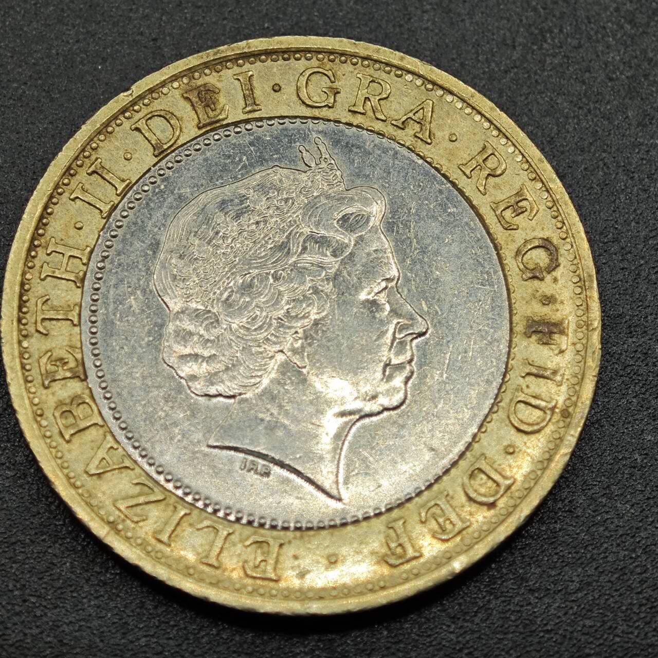 【淘币小摊】实时拍第七百八十一拍   散币场   满百包邮可预留二周 每周一统一发货   英国2002年英联邦运动会2镑纪念币