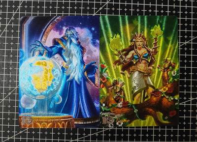 铃鹿第九期（提示一：自制卡难免瑕疵，可能存在撞角爆边等出厂瑕疵，介意慎拍；提示二：参拍请慎重，跑单押金不退的）） - 炉石传说粗闪对卡2