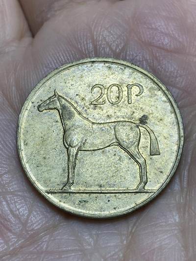 2025年第一百二十场(总第一百四十六场）外国好品散币(免佣金) - 爱尔兰🇮🇪1986年20便士(共和国时期第二套第一版)