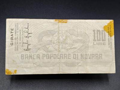 【淘币小摊】实时拍第七百八十二拍   无佣金纸币福利场   满百包邮可预留二周 每周一统一发货   - 意大利100里拉代币