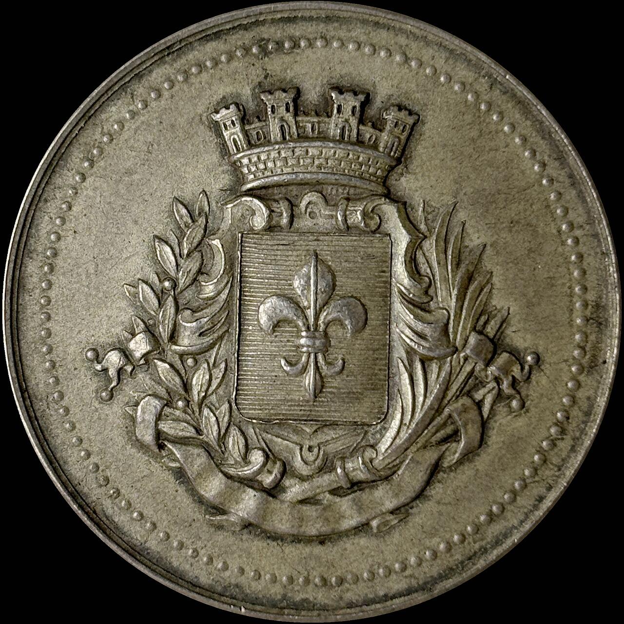 【雨安】【世界币章112-113期】周五/周六 两场连拍 2025-10-31 周五 19:30 保真 8秒倒数自动落锤 高效拍卖  [章] France 章 法国 19世纪 卢瓦-谢尔农业协会 银章 23克, 36mm