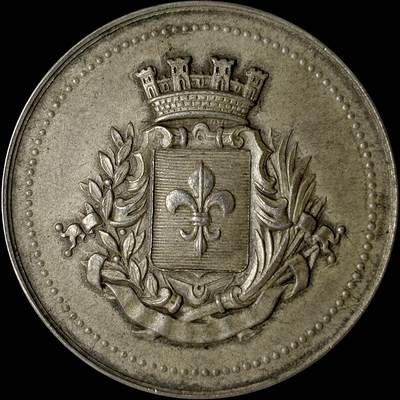 【雨安】【世界币章112-113期】周五/周六 两场连拍 2025-10-31 周五 19:30 保真 8秒倒数自动落锤 高效拍卖  - [章] France 章 法国 19世纪 卢瓦-谢尔农业协会 银章 23克, 36mm